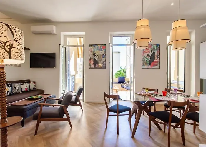 #8 Promenade 1min 2rooms/parking/terrace/wifi דירה